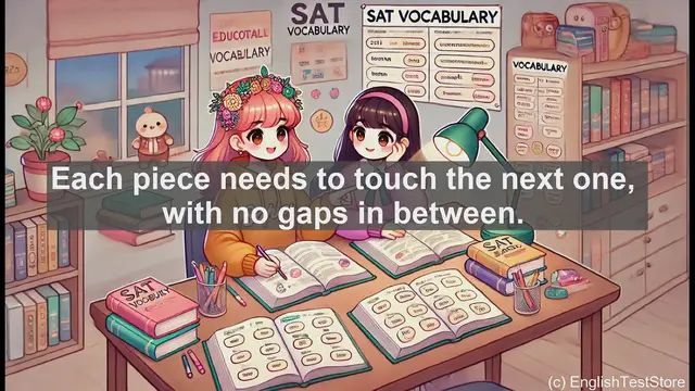 Video thumbnail for 5000 Must Know SAT Vocabulary - Contiguous: Understanding Adjacent Connections