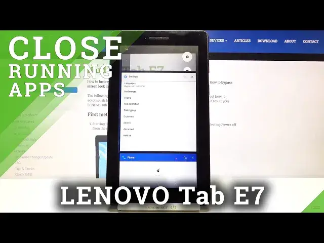 'Video thumbnail for How to Turn Off Running Apps on LENOVO Tab E7 – Optimize Device'