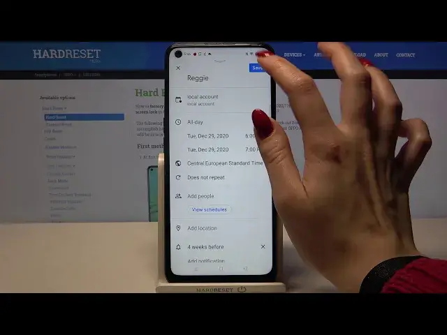 'Video thumbnail for How to Add Event to Calendar in OPPO A33 (2020) - Create Calendar Reminder'