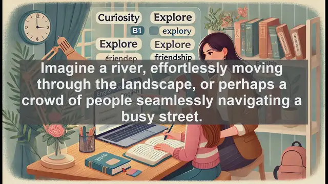 Video thumbnail for 2500 Must Know CEFR B1 Vocabulary - Understanding 'Flow' in English: A B1 Vocabulary Lesson