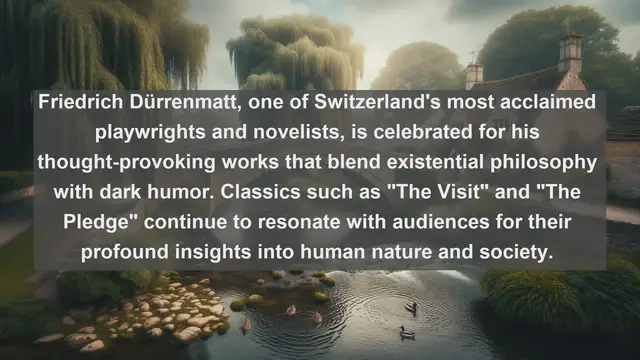 Video thumbnail for Unveiling Swiss Literary Icons: Top 10 Renowned Writers from Switzerland