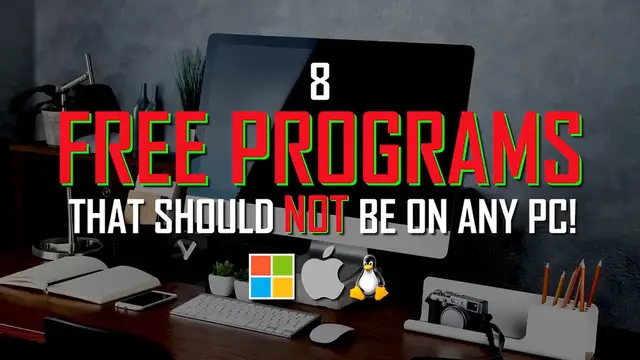 'Video thumbnail for 8 Free Programs to Avoid in 2023: Protecting Your PC’s Security and Performance'