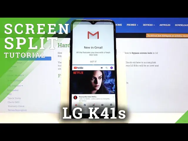 'Video thumbnail for How to Enter Split Screen Mode on LG K41s - Double Display'