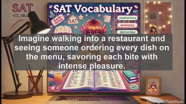 Video thumbnail for 5000 Must Know SAT Vocabulary - What is a Gourmand? Exploring the Word for Food Enthusiasts