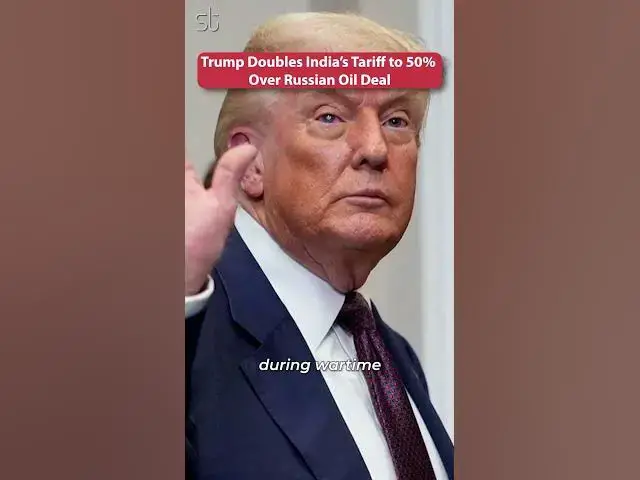 'Video thumbnail for Trump’s 50% Tariff Onslaught on India Backfires as New Delhi Slams U.S. Hypocrisy'