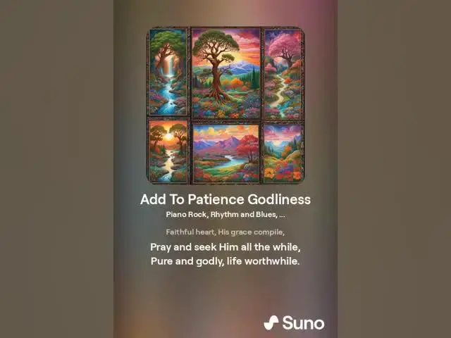 Video thumbnail for Add To Patience Godliness: Faithful Hearts