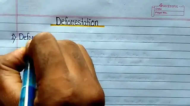 Video thumbnail for 10 Lines Essay on Deforestation in English ⬆︎