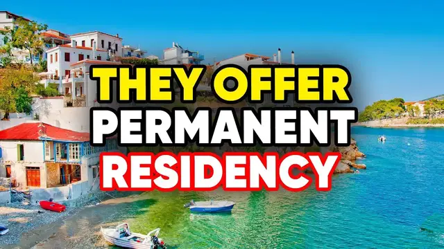 Video thumbnail for 10 Countries That Give You PERMANENT RESIDENCY on Day One for Free!