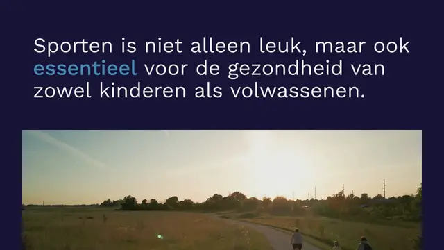 Video thumbnail for Sporten met kinderen: Een actieve levensstijl aanmoedigen