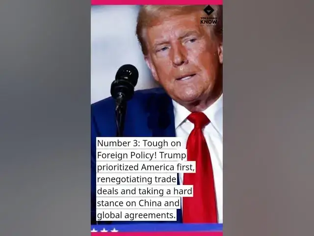 Video thumbnail for TOP 5 Reason Donald Trump Should be your Next president #donaldtrump #trump #donaldtrumpnews