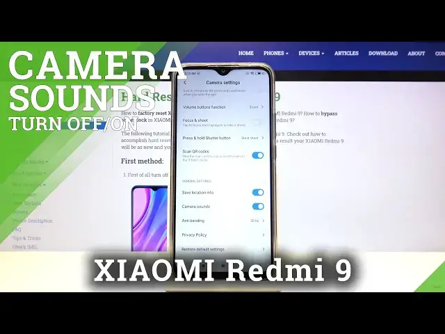 Video thumbnail for Activate / Turn Off Camera Shutter Sounds  - XIAOMI Redmi 9 and Camera Features