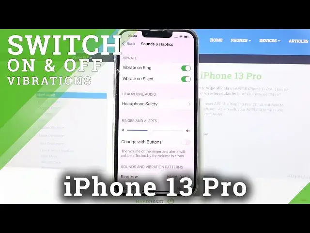 'Video thumbnail for How to Enter Vibration Settings on iPhone 13 Pro – Manage Vibrations'