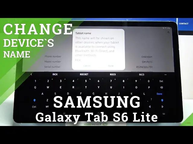 'Video thumbnail for How to Change Device Name on SAMSUNG Galaxy Tab S6 Lite – Rename Android Device'