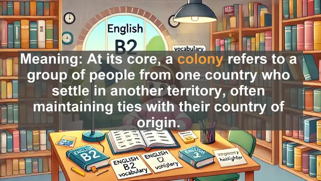 Video thumbnail for 1500 Must Know CEFR B2 Vocabulary - Colony: From Ancient Settlements to Modern Meanings