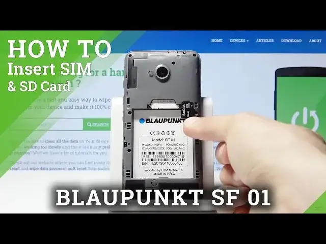Video thumbnail for How to Insert SIM Card to Blaupunkt SM 01 - Input Micro SD Card