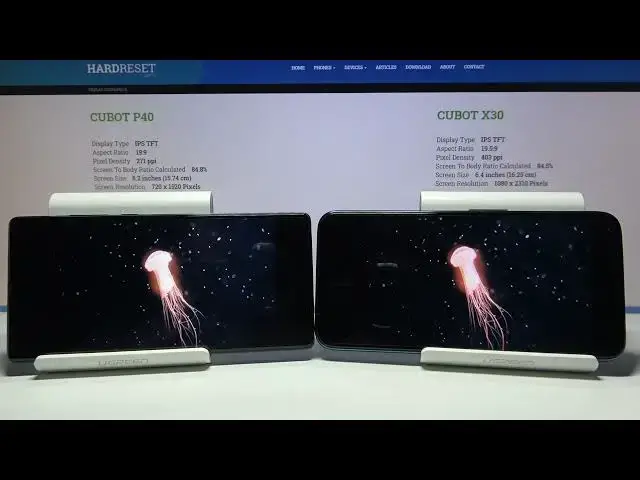 'Video thumbnail for Display Comparison of CUBOT P40 vs CUBOT X30 – Test Screen Quality'