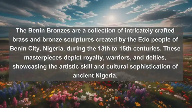 Video thumbnail for Unveiling Nigeria's Artistic Heritage: Top 10 Must-See Artworks