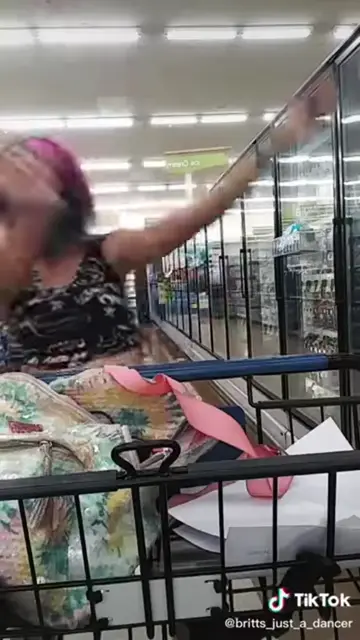 'Video thumbnail for Doing a Tiktok in a grocery store. #youtubeshort #shortvideo'