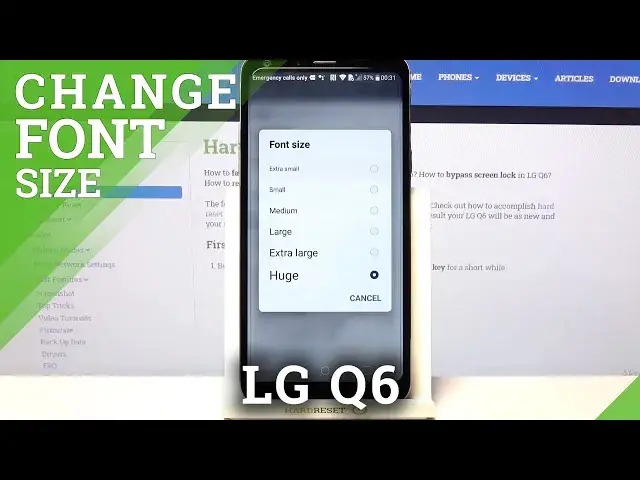 'Video thumbnail for LG Q6 - How to Turn On New Font Size & Manage Display Settings'