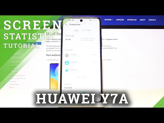 'Video thumbnail for How to Check Total Screen Time on HUAWEI Y7A – Verify Display Time'