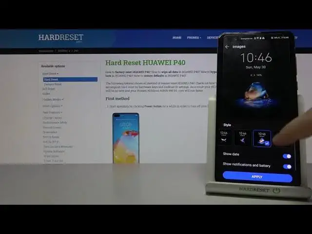 Video thumbnail for Huawei P40 Always On Display Styles