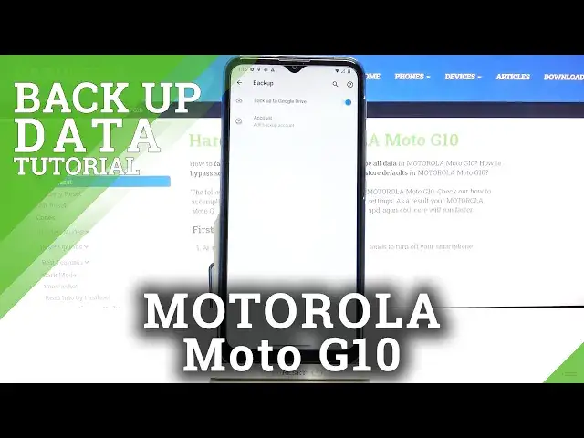 'Video thumbnail for How to Enable Google Backup in MOTOROLA Moto G10 – Back Up Data'
