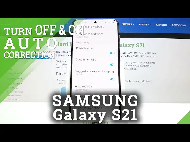 Video thumbnail for How to Use Auto Correction on SAMSUNG Galaxy S21 – Enable or Disable Auto Correction Options
