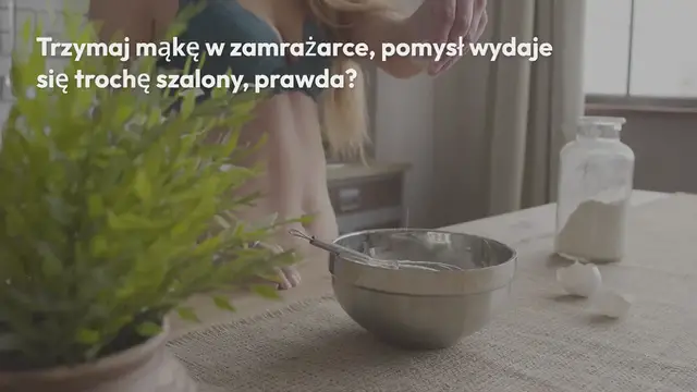 Video thumbnail for Dlaczego ważne jest przechowywanie mąki w zamrażarce?