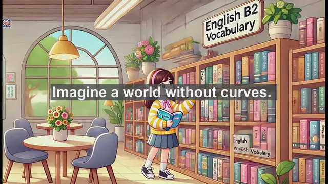 Video thumbnail for 1500 Must Know CEFR B2 Vocabulary - The Power of Curves: Exploring the Word 'Curved' in Language and Life