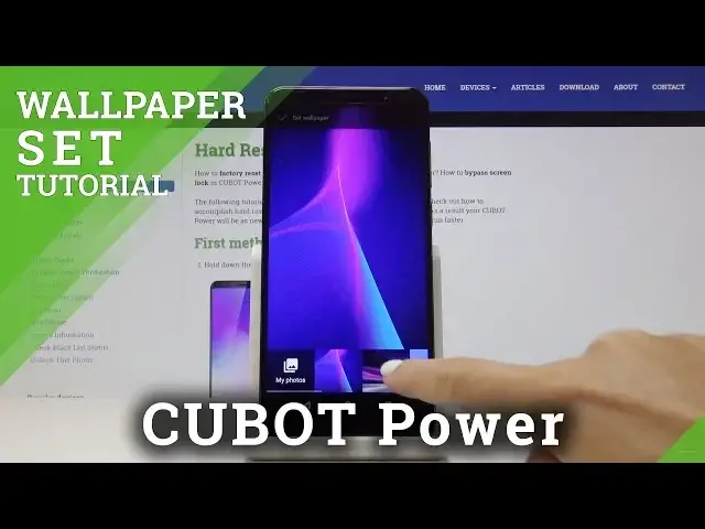 Video thumbnail for How to Change Wallpaper in CUBOT Power - Desktop Update
