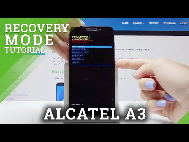Video thumbnail for ALCATEL A3 RECOVERY MODE