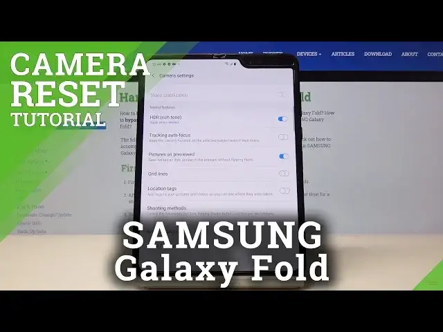 Video thumbnail for How to Reset Camera Settings in SAMSUNG Galaxy Fold – Restore Camera Configuration