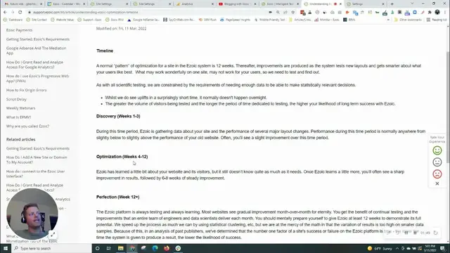 Video thumbnail for Ezoic Expectations - When will my Earnings Improve?