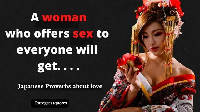 Video thumbnail for japanese quotes about love | japanese proverbs and quotes about life
