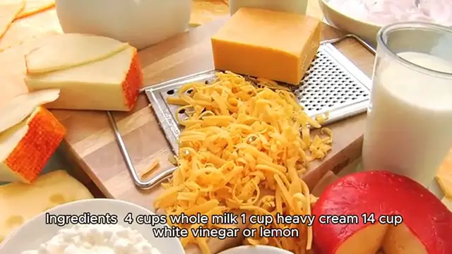 Video thumbnail for Ricotta cheese recipe