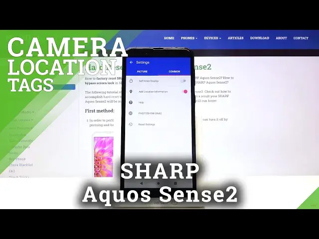 Video thumbnail for How to Add Camera Location Tags on SHARP Aquos Sense2 – Location Options