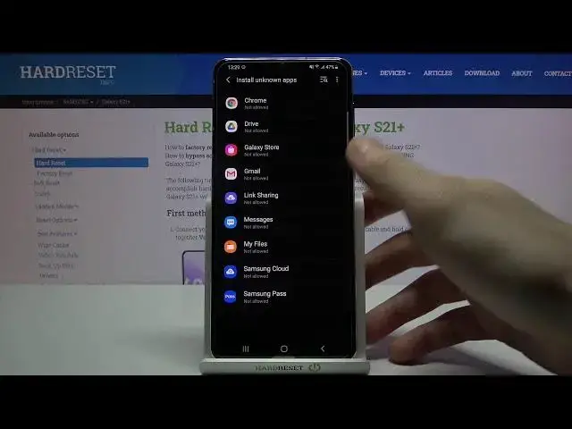 'Video thumbnail for How to Enable Unknown Sources in SAMSUNG Galaxy S21+ - Allow App Installation'