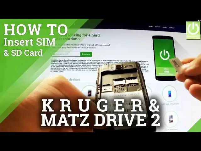 'Video thumbnail for How to Insert SIM & SD Card Into KRUGER & MATZ Drive 2 - SIM Tutorial'