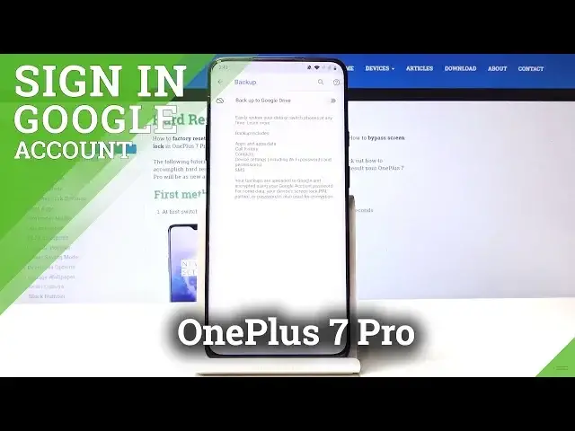 Video thumbnail for How to Enable Google Backup in OnePlus 7 Pro - Create Backup Account