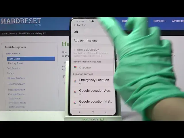 'Video thumbnail for Activate and Switch Off Location Mode – SAMSUNG Galaxy A51 Geolocation'
