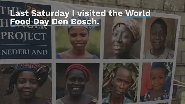 Video thumbnail for World food day Den Bosch