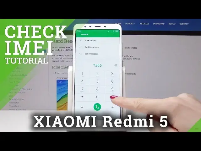 'Video thumbnail for Check IMEI Number of XIAOMI Redmi 5 - IMEI and Serial Number'