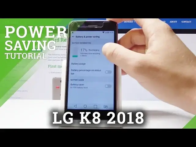 'Video thumbnail for Power Saving Mode in LG K8 2018 - Extend Battery Life'