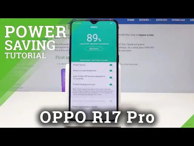 Video thumbnail for How to Enable Power Saving Mode on OPPO R17 Pro - Battery Saver