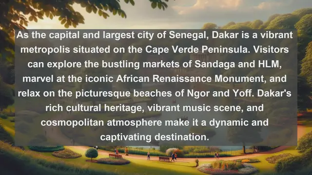 Video thumbnail for Exploring Senegal's Urban Landscape: Top 10 Largest Cities Unveiled
