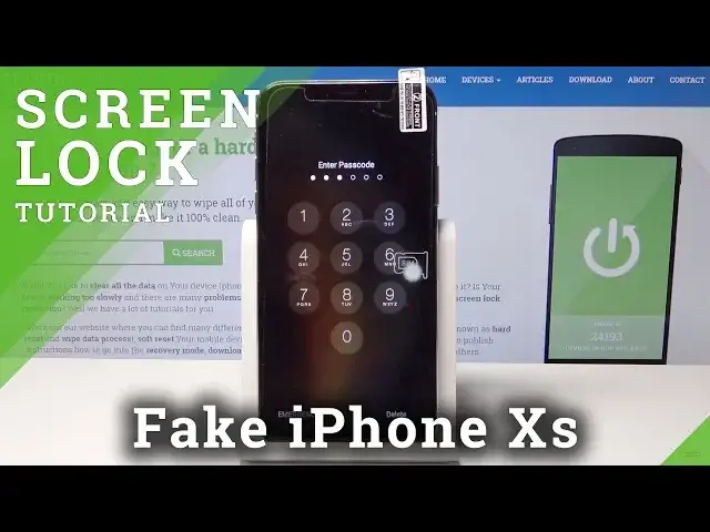 Video thumbnail for How to Add Lock Screen in iPhone Xs Clone - Set Up Pattern / Password