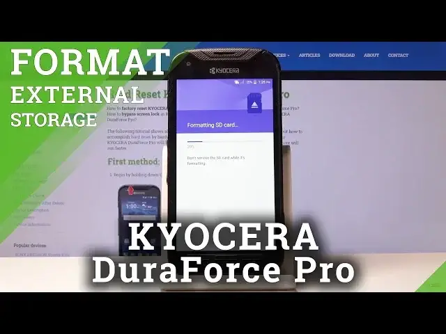 'Video thumbnail for How to Format SD Card in KYOCERA DuraForce Pro - Format Memory Card'