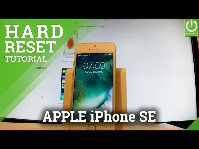 'Video thumbnail for Hard Reset APPLE iPhone SE - Reset All Content and Settings'