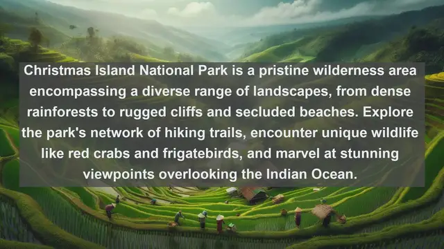 Video thumbnail for Exploring Christmas Island's Natural Wonders: Top 10 Must-Visit Landscapes