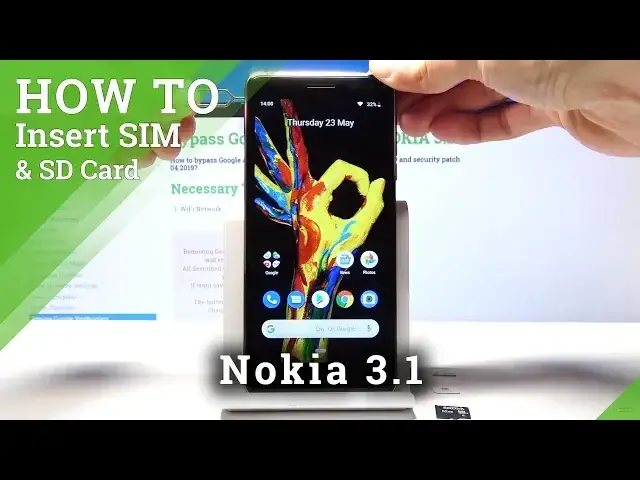 'Video thumbnail for How to Insert SIM & SD Card to Nokia 3.1 - Input Memory Card and Nano SIM Card'